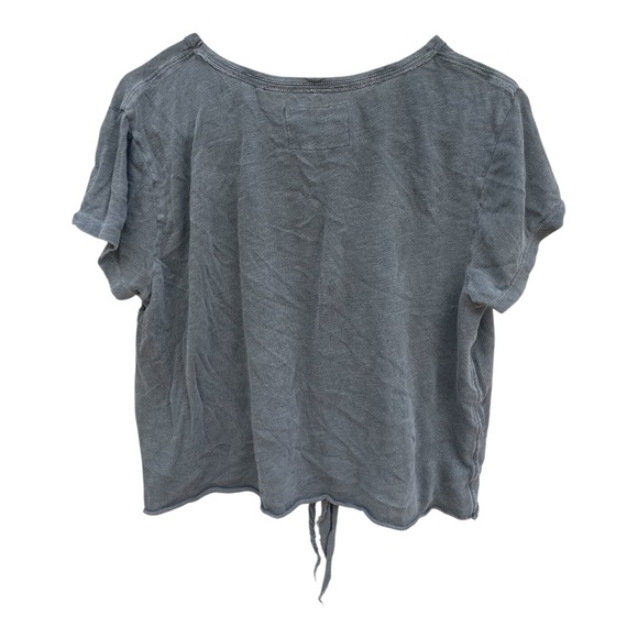 True Religion American Eagle Tie Front Crew Tee - Picture 3 of 6